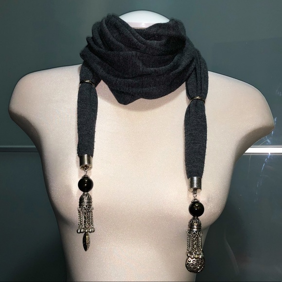 2 in 1 Scarf & Jewelry - Picture 12 of 14